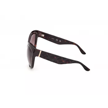 GUESS Donna Occhiali da sole GU00130-6152F - Montatura nero lucido, lente fumé sfumata