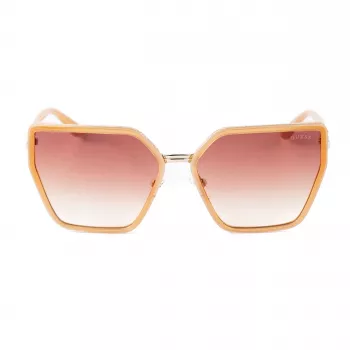 GUESS Occhiali da sole donna GU00146-5957F Oversized Square Havana lenti marroni sfumate 59mm