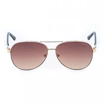 GUESS Occhiali da sole da donna GU00173-6021F Shiny Black Smoke Gradient 60mm