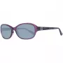 GUESS Occhiali da sole donna GU7356PUR-357 viola lucido farfalla/cat eye 57mm