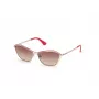 Occhiali da sole donna GUESS GU7639-28F montatura oro farfalla/cat-eye lenti marroni sfumate UV400