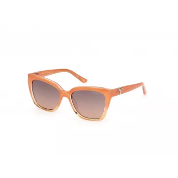 GUESS donna occhiali da sole GU7878-5544F Havana marrone sfumato farfalla quadrata