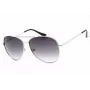 GUESS Occhiali da sole donna GF0399-01B Montatura in plastica nera lenti in policarbonato grigie 62mm
