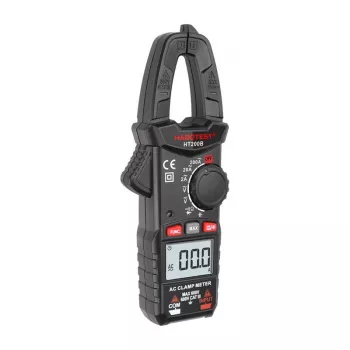 Habotest HT200B pinza multimetro digitale, True RMS 6000 count, NCV, tensione AC/DC, corrente AC fino a 600A, misura capacità, frequenza e temperatura