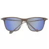 Hackett London HSB86311255 Occhiali da sole da uomo - Montatura nera lucida, lenti grigie, 55 mm