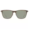 Hackett London HSB86311255 Occhiali da sole da uomo - Montatura nera lucida, lenti grigie, 55 mm