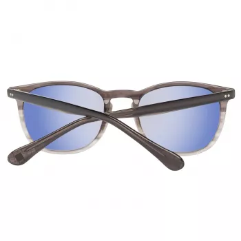 Hackett uomo HSB83800152 occhiali da sole rettangolari in acetato nero/grigio 52/20/145 mm