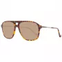 HACKETT MAN OCCHIALI DA SOLE HSB86512756 - Havana acetato montatura rettangolare con lenti marroni sfumate - 56/16/140 mm