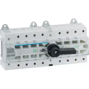 HAGER HI405R commutatore manuale 4 poli 100A I-0-II guida DIN