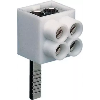 Hager KF82A morsetto di collegamento 1 polo, connessione a spina, 2x16 mm², grigio