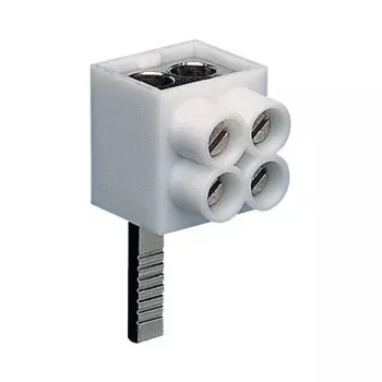 Hager KF82A morsetto di collegamento 1 polo, connessione a spina, 2x16 mm², grigio