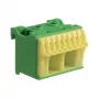 Hager KN10E morsettiera PE QuickConnect, 10 punti di serraggio, verde/giallo