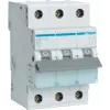 Hager MBN325 interruttore automatico magnetotermico tripolare 25 A curva B, 6 kA, 3 moduli