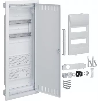 HAGER Quadro in plastica ibrido PT 24M 2x piastra di montaggio IP40 865x335x90 porta perforata Volta.Hybrid