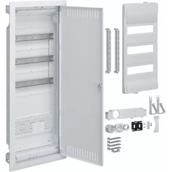 HAGER Plastic PT quadro elettrico ibrido 36M 1x MON IP40 pannello 865x335x90 Volta con porte in lamiera forata