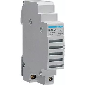 Hager SU213 campanello modulare 230V AC 0,03A 1 modulo guida DIN con suono continuo