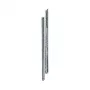 Hager UN12A barra di montaggio universale 1800mm, acciaio inox, set da 2, per armadi da 160mm di profondità