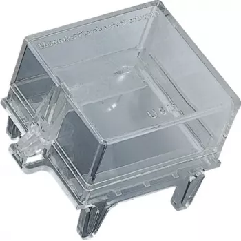 Hager universZ U841 coperchio di tenuta, 2.5 moduli, 53x53x33 mm, trasparente