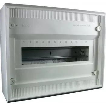 Hager VA12CN Volta quadro di distribuzione da parete, 1 fila, 12 moduli, IP30, bianco