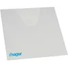 Hager Volta tasca portadocumenti VZ407, PVC trasparente, 220 x 240 mm, autoadesiva
