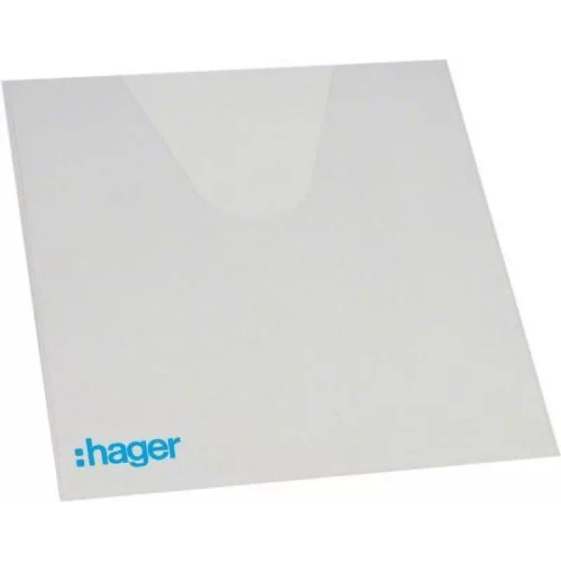 Hager Volta tasca portadocumenti VZ407, PVC trasparente, 220 x 240 mm, autoadesiva