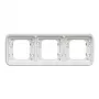 Hager WNA401B Berker W.1 Cornice da incasso 1 modulo, IP55, bianco polare