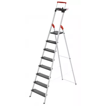 HAILO Scala domestica L100 TopLine alluminio 8 gradini
