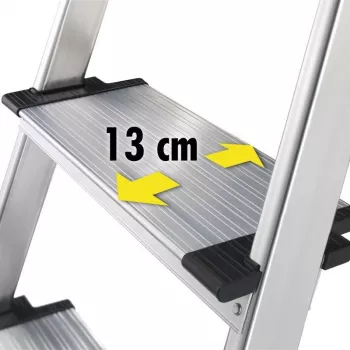HAILO Scala domestica L80 ComfortLine alluminio 6 gradini