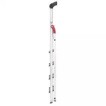 HAILO Scala domestica L80 ComfortLine alluminio 5 gradini