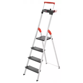 HAILO L100 TopLine Scala domestica in alluminio 4 gradini