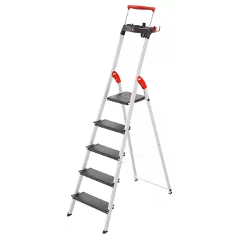 HAILO L100 TopLine Scala domestica in alluminio, 5 gradini