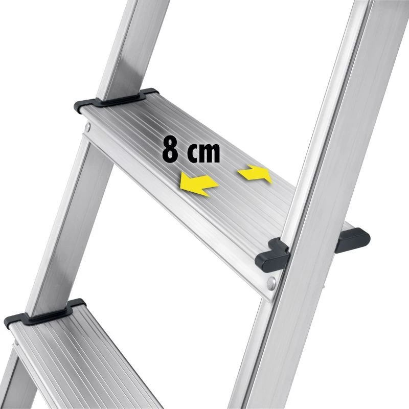 HAILO L60 StandardLine Scala in alluminio, 6 gradini, 150 kg, EN 131