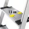 HAILO L80 ComfortLine Scala in alluminio, 8 gradini