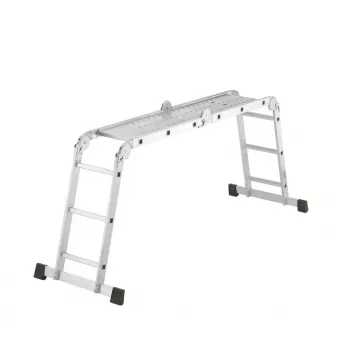 HAILO M60 Scala universale in alluminio 4x3 pioli scala pieghevole multiuso