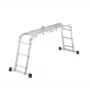 HAILO M60 Scala universale in alluminio 4x3 pioli scala pieghevole multiuso