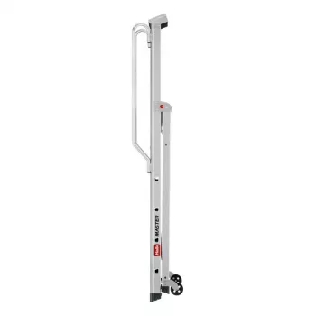 HAILO Master P80 Scala a piattaforma mobile, alluminio, 7 gradini