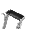 HAILO Master P80 Scala a piattaforma mobile, alluminio, 7 gradini