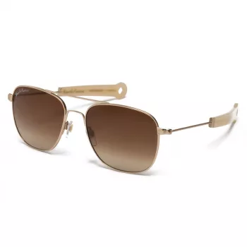 HALLY&SON DEUS DH506S04 Occhiali da sole unisex - montatura in acetato nera, lente in CR-39 grigia, 55/18/140 mm