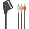 Hama Classic Line cavo SCART a 3 RCA audio/video, 1,5 m, nero 00305015