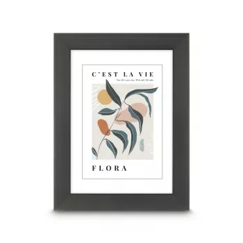 Hama Flora cornice in plastica grigio contrasto 30 x 40 cm 00193307