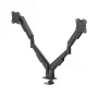 HAMA Supporto Monitor per 2 Monitor, Molla a Gas, Full Motion, 17-35