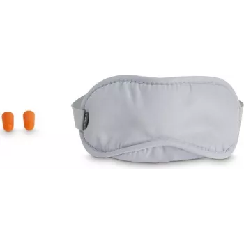 Hama Maschera per dormire imbottita con due tappi per le orecchie, grigio (00178166)