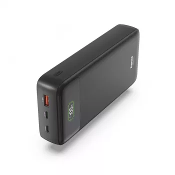 Hama Power Pack PD27-W65 power bank 27000mAh, 2x USB-C, USB-A, Quick Charge, nero 00201781