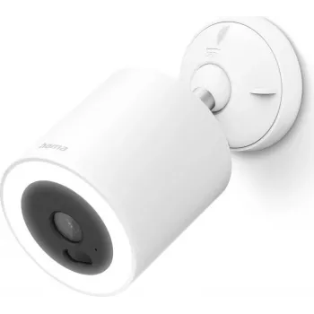 Hama telecamera smart per esterni con luce e rilevatore di movimento, Wi-Fi, Full HD 1080p, IP65, bianco 00176699