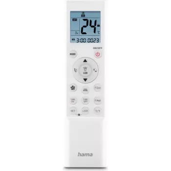 Hama Telecomando universale per condizionatori, infrarosso, supporto a parete (00221040)