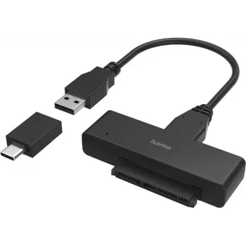 Hama adattatore USB 3.0 a SATA per SSD e HDD da 2,5 pollici e 3,5 pollici (00200761)