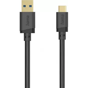 Hama Cavo USB-C, USB-A a USB-C, USB 3.2 Gen1, 5 Gbit/s, 0,25 m, nero 00202004