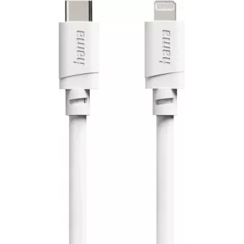 Hama cavo di ricarica e dati USB-C su Lightning MFi, 2 m, bianco 00201816