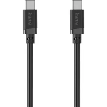 Hama cavo di ricarica USB-C su USB-C, 60W Power Delivery, 1 m, nero 00201806