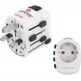 Hama World Travel Pro adattatore universale da viaggio, 3 poli, 1500W, bianco 00223465